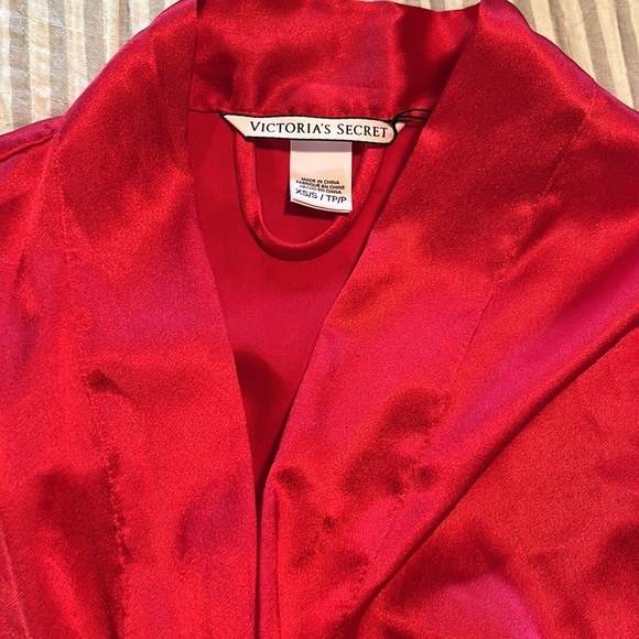 Victoria's Secret | Intimates & Sleepwear | Victorias Secret Red Silky ...